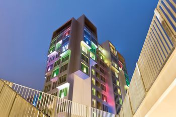 Hotel Front - Evening or Night